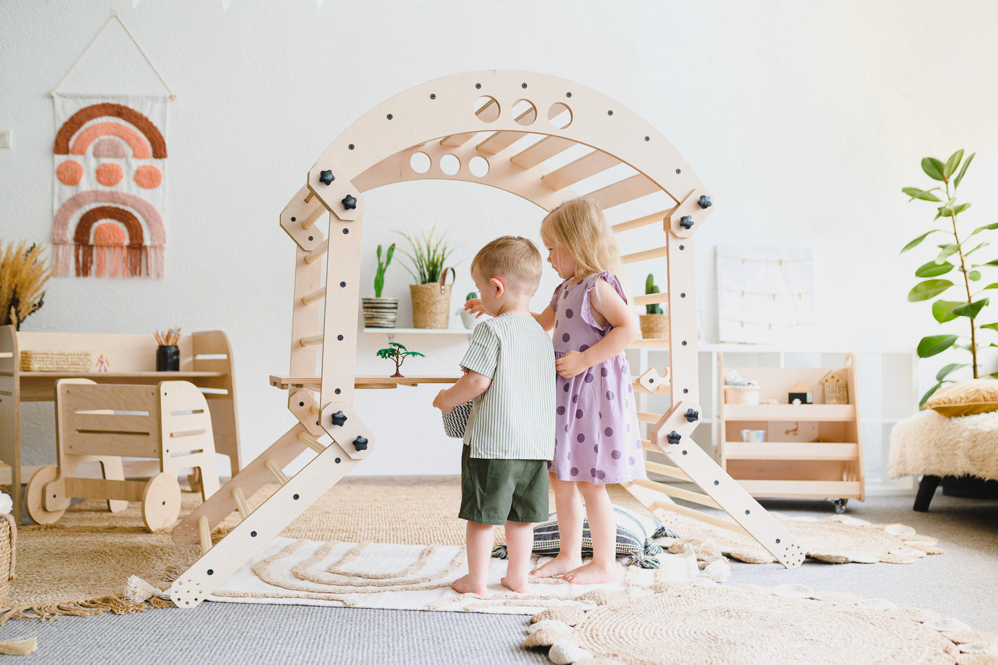 Set Hilltown Climber - Indoor-Spielplatz für Kleinkinder