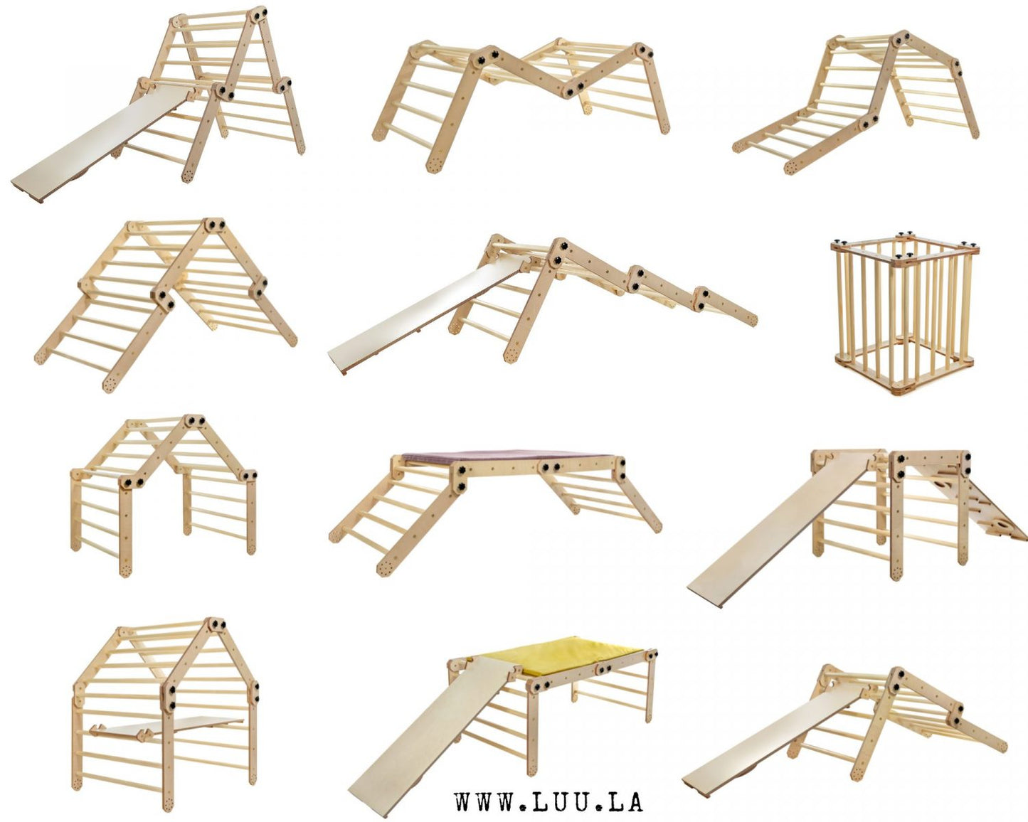 Set ReKu Climber - Indoor-Spielplatz für Kleinkinder