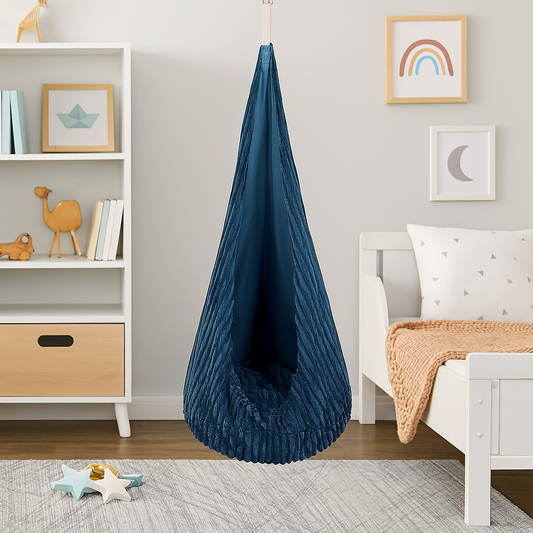 Cocoon Hammock for Kids - Stripe Blue