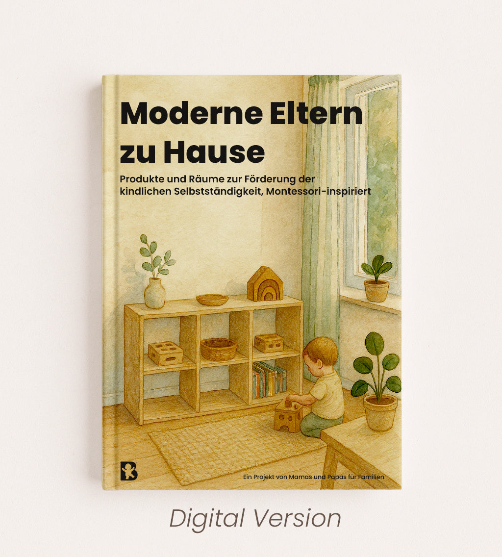Moderne Eltern zu Hause