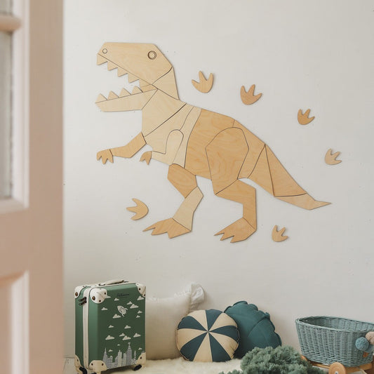 Dinosaur T-Rex – Wooden Wall Decoration