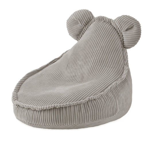 Fauteuil Huggy Teddy - 68×45cm - Beige - Velours côtelé