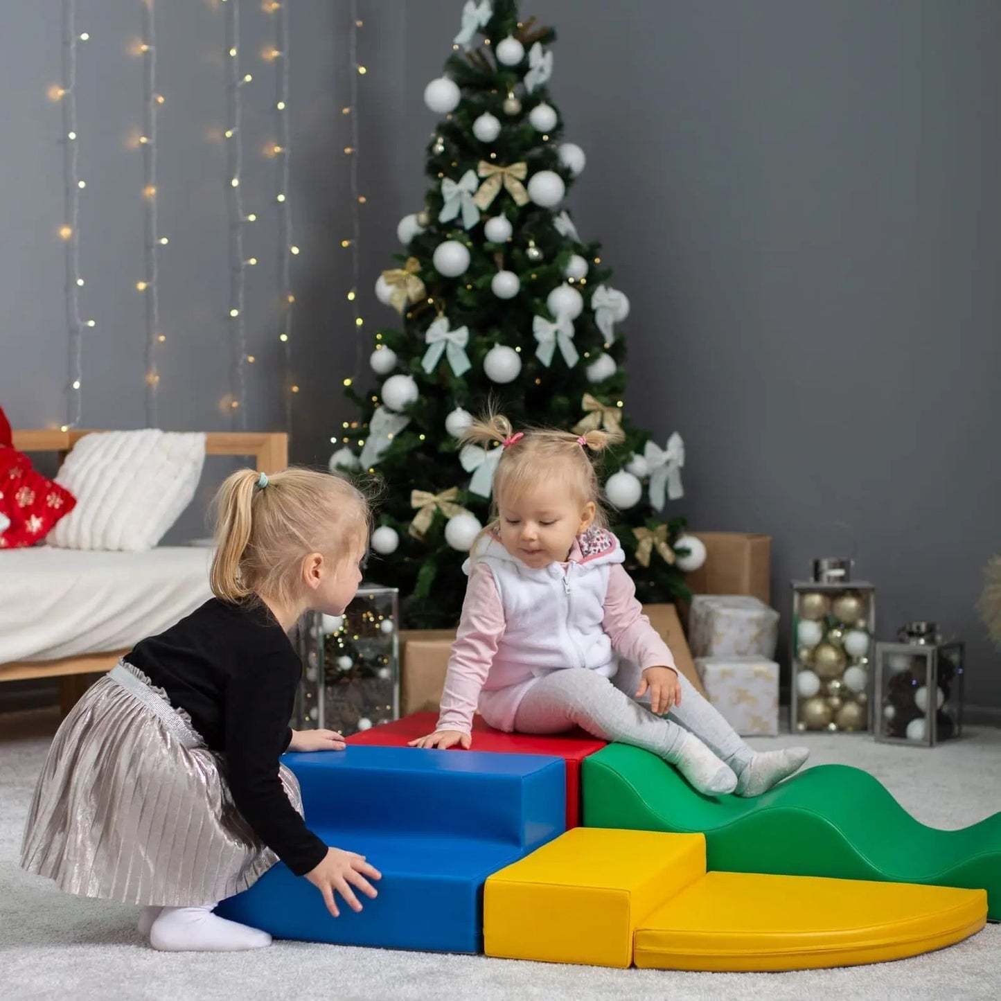 Soft Play 6 Foam Block Set - Multicolor Explorer