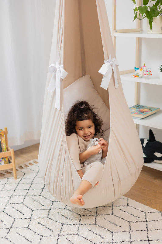 Large Cocoon Hammock "Wonderful Meringue" 