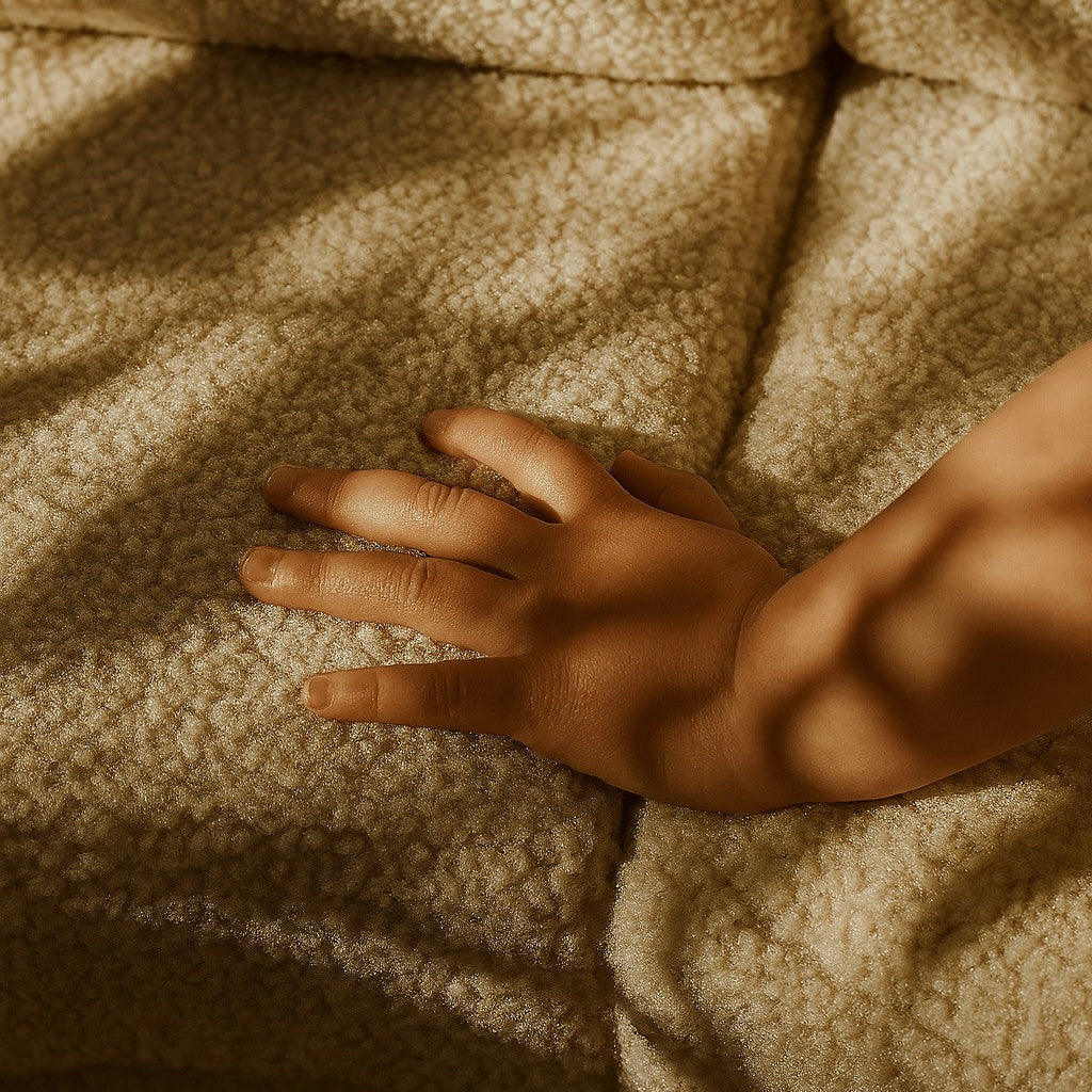 MeowBaby® Modular Sofa Coccolo for Kids – 6 Piece, Bearly Off-White