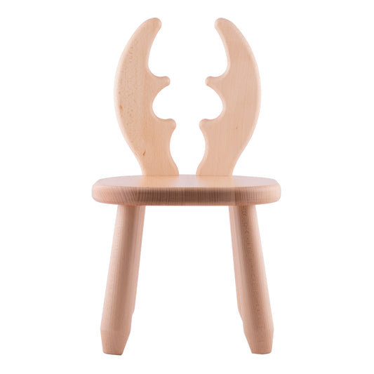 Kids Deer Chair - Solid Beech Wood - Montessori-inspired