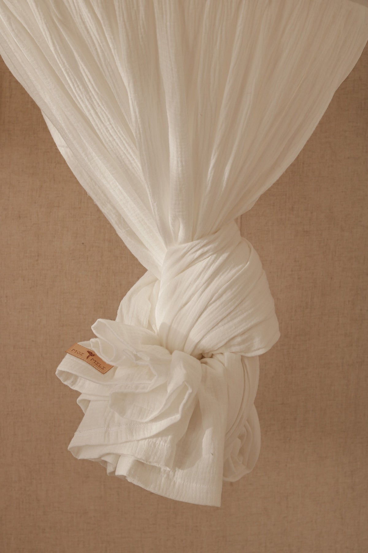 Organic Cotton Canopy - Cream Cotton