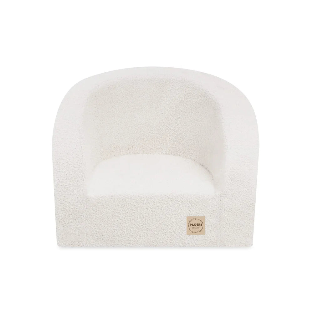 Petit Fauteuil Moelleux - Bearly - Blanc Crème