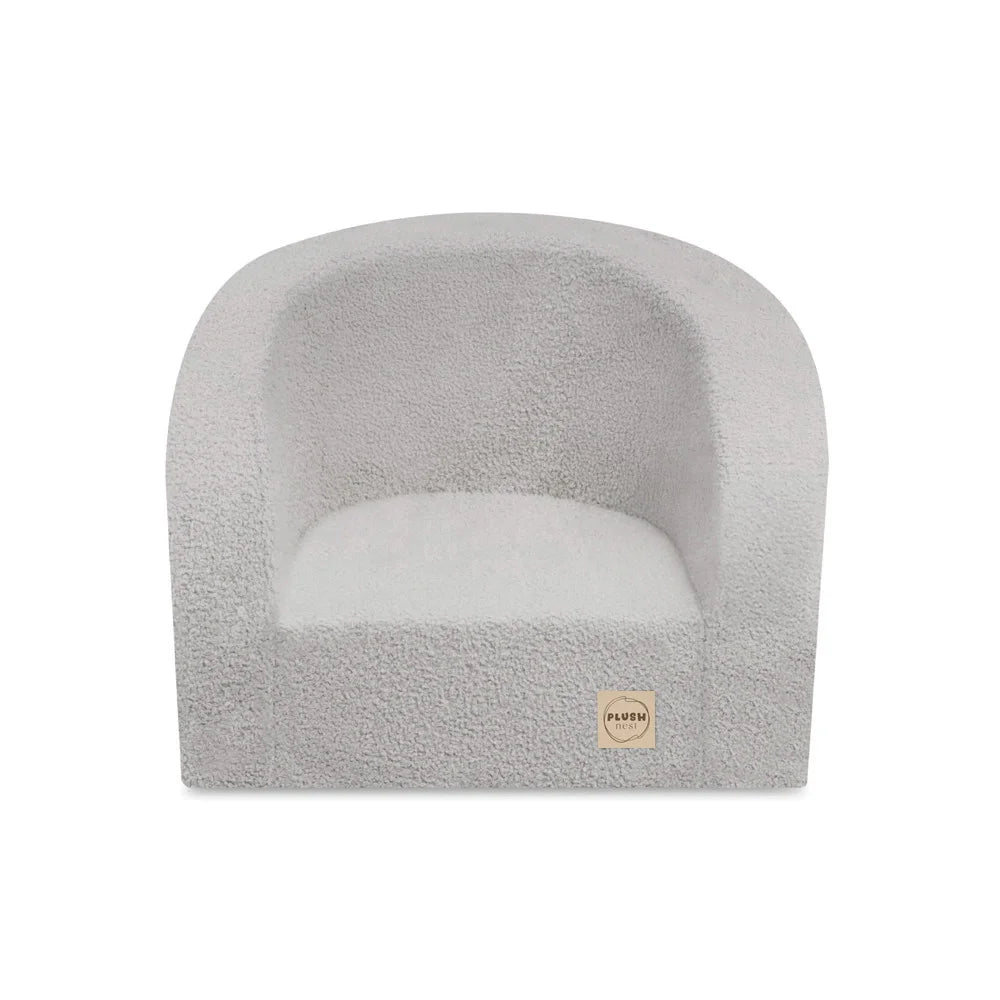 Petit Fauteuil Moelleux - Bearly - Gris