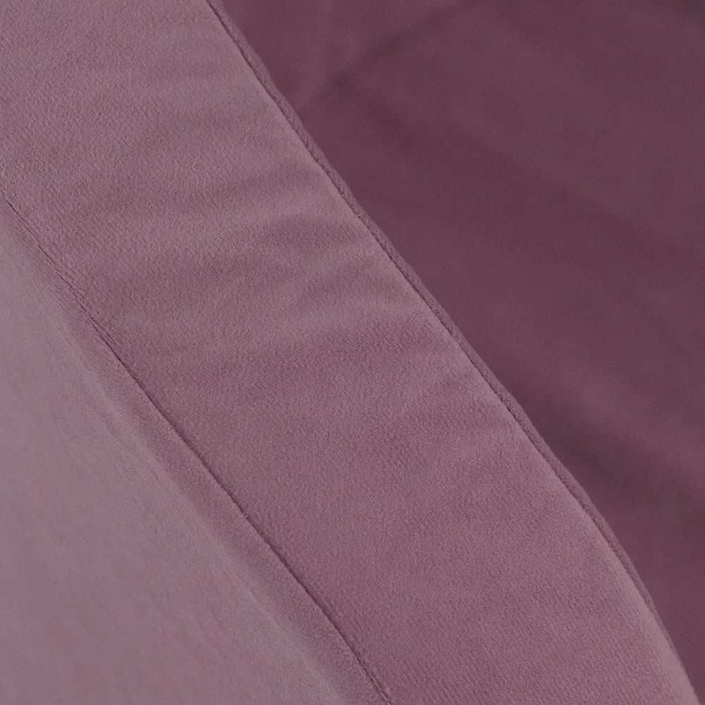 Petit Fauteuil Moelleux - Velours - Violet