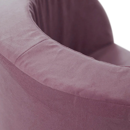 Petit Fauteuil Moelleux - Velours - Violet