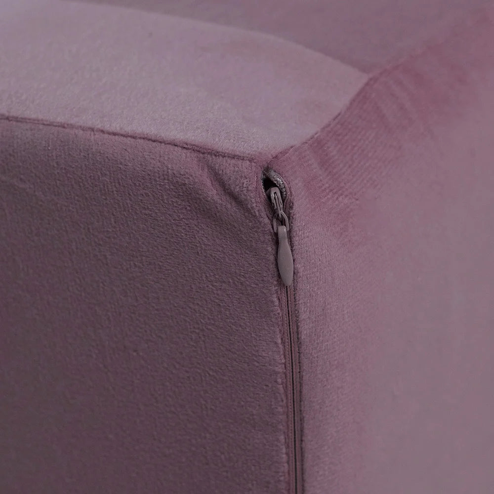 Petit Fauteuil Moelleux - Velours - Violet