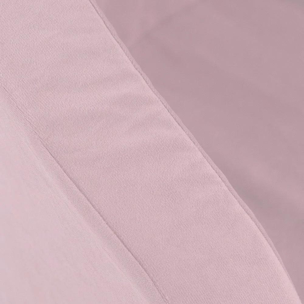 Petit Fauteuil Moelleux - Velours - Rose