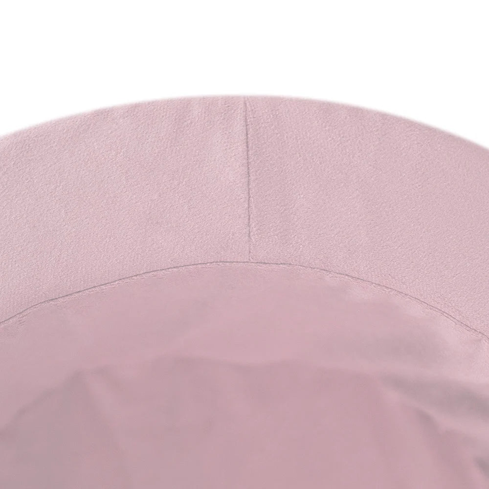 Petit Fauteuil Moelleux - Velours - Rose