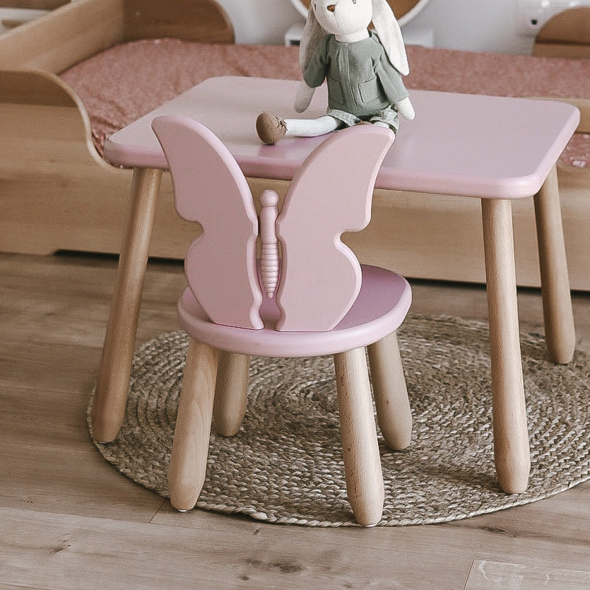 Kids Butterfly Chair - Solid Beech Wood - Montessori-inspired Biluza Kids Butterfly Chair - Solid Beech Wood - Montessori-inspired Biluza