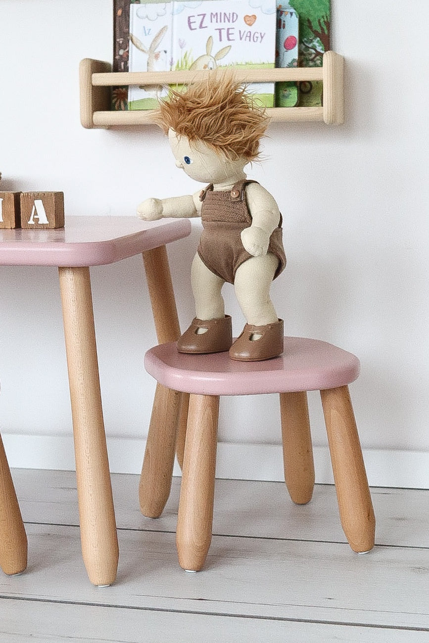 Kids’ Stool - Solid Beech Wood - Montessori-Inspired