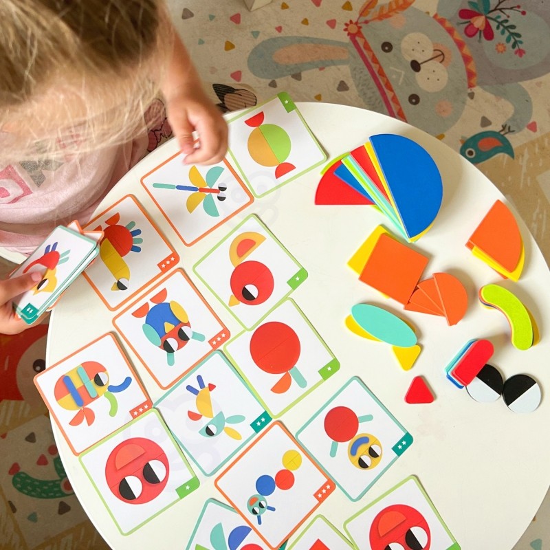 Wooden Montessori shape Puzzle